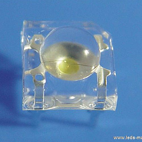 Square With 5Ф Dome 4 Lead Super Yellow LED